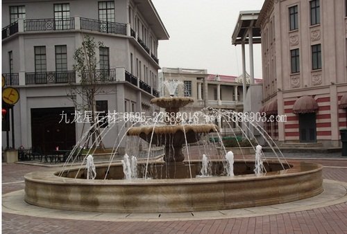 黃砂巖石材噴泉