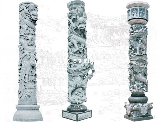 石雕龍柱是怎么雕刻的